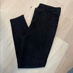 J. Crew Women's Black high rise, Skinny Jeans size 32